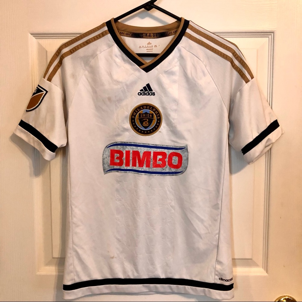 Youth XL Adidas Philadelphia Union Replica Jersey - White